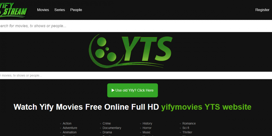 Sites Similar To YIFY