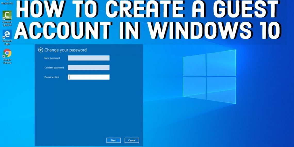 How to Create a Guest Account in Windows 10