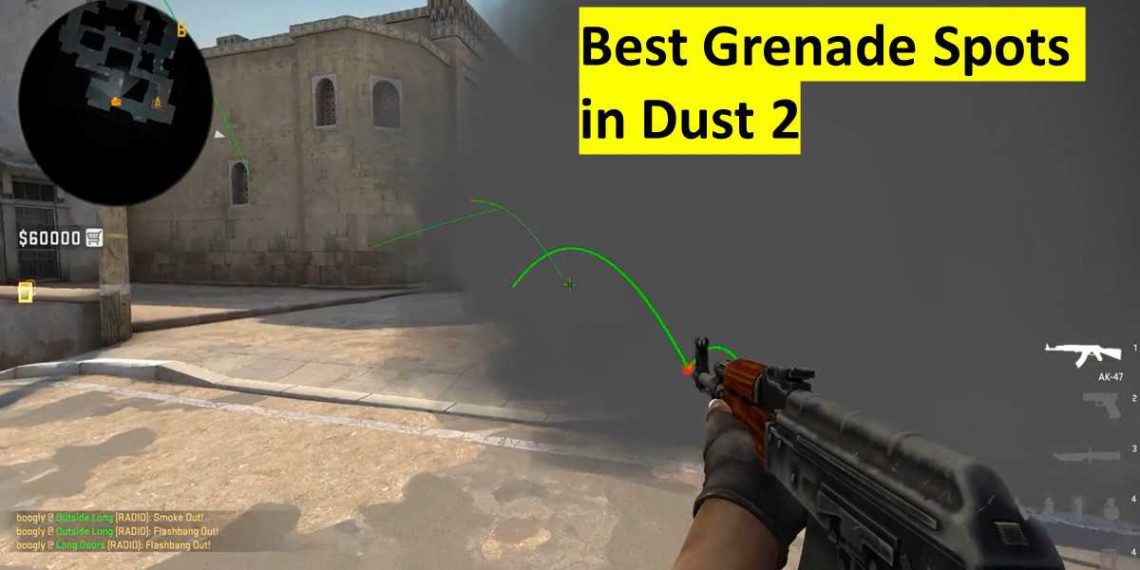 Grenade Spots Dust 2