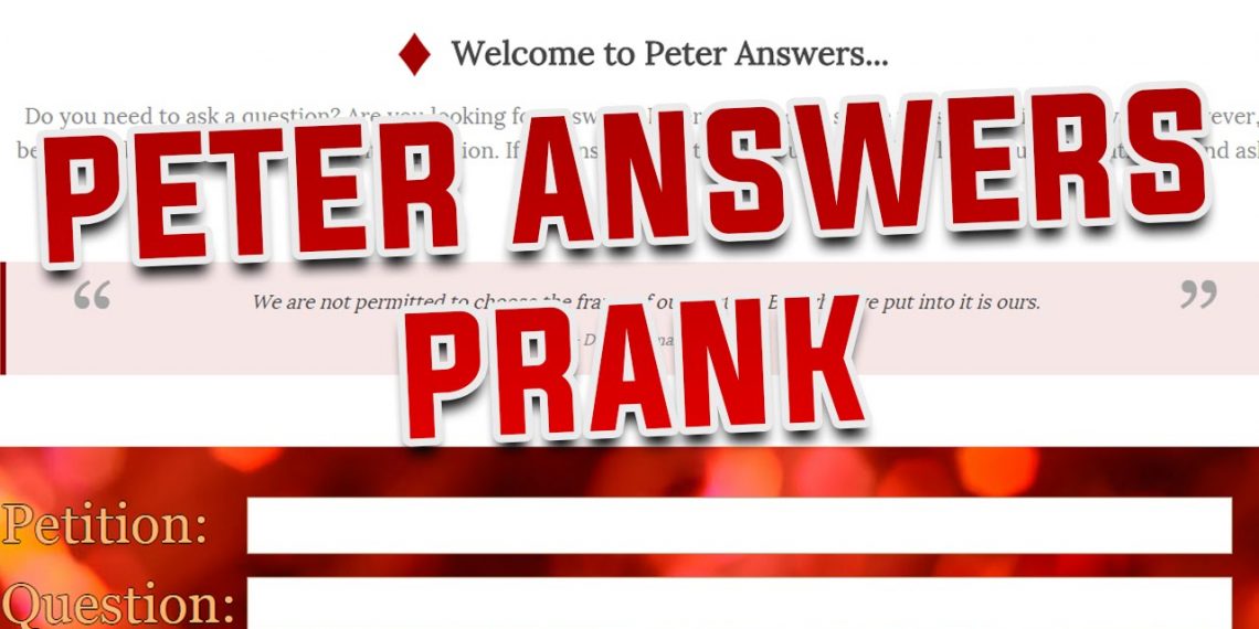 Peter Answers