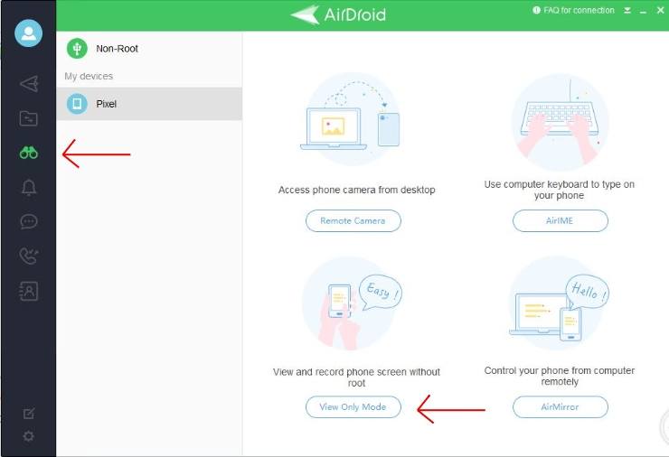 Android Screen Mirroring