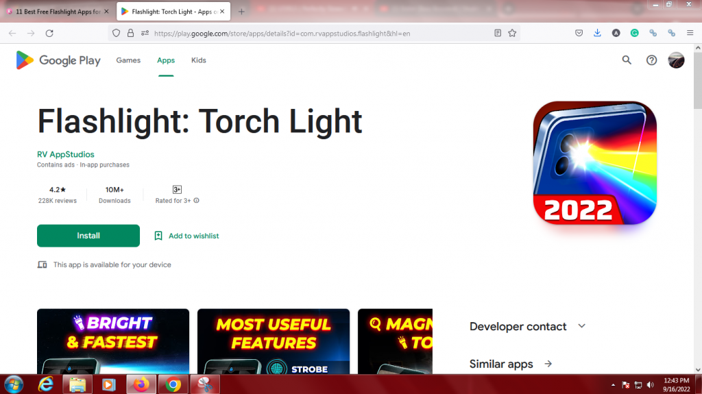 Flashlight – Torch LED Flash Light
