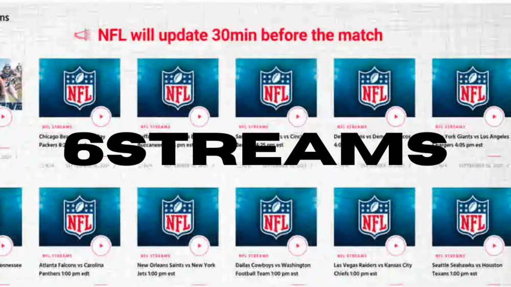 6Streams xyz: The Free Streaming of NBA, NFL & More