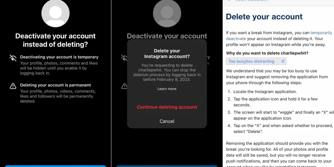 How to Deactivate or Delete Your Instagram Account