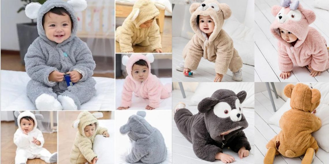 thesparkshop.in:product/bear-design-long-sleeve-baby-jumpsuit