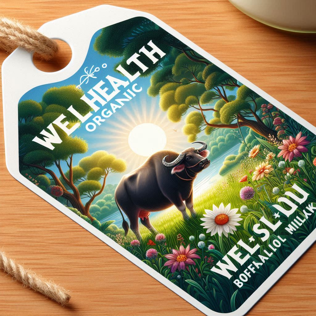 Wellhealthorganic Buffalo Milk Tag