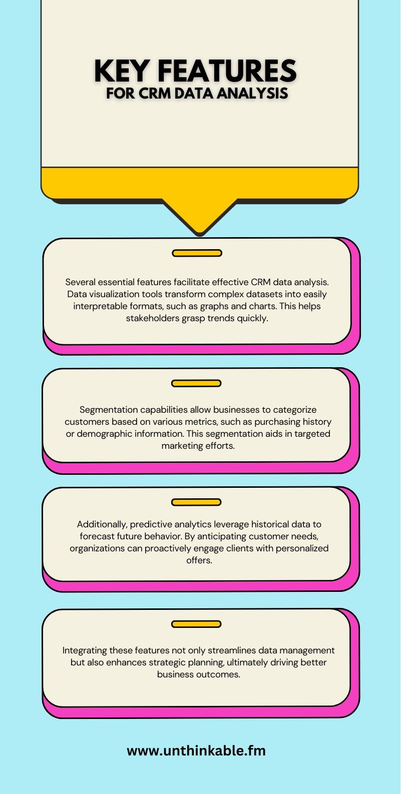 Key Features for CRM Data Analysis