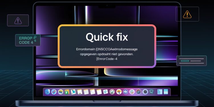 errordomain=nscocoaerrordomain&errormessage=opgegeven opdracht niet gevonden.&errorcode=4