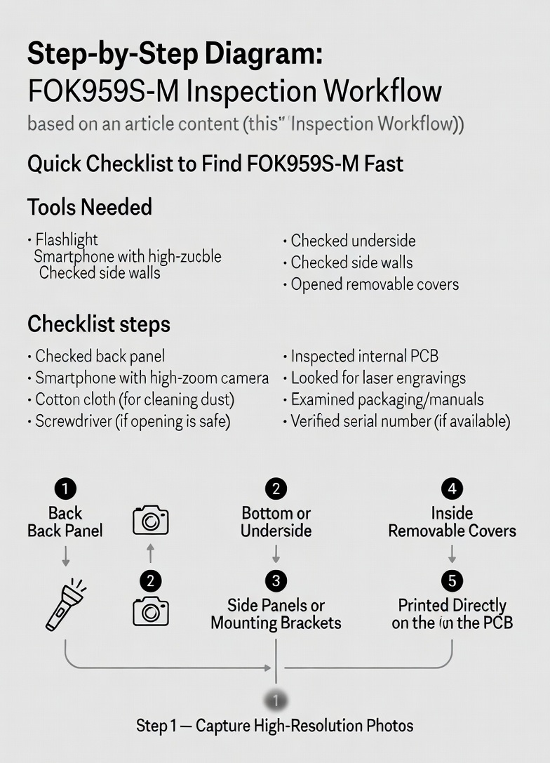 Quick Checklist to Find FOK959S-M Fast